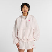 NEW BALANCE WOMENS TRACKSIDE WOVEN JACKET