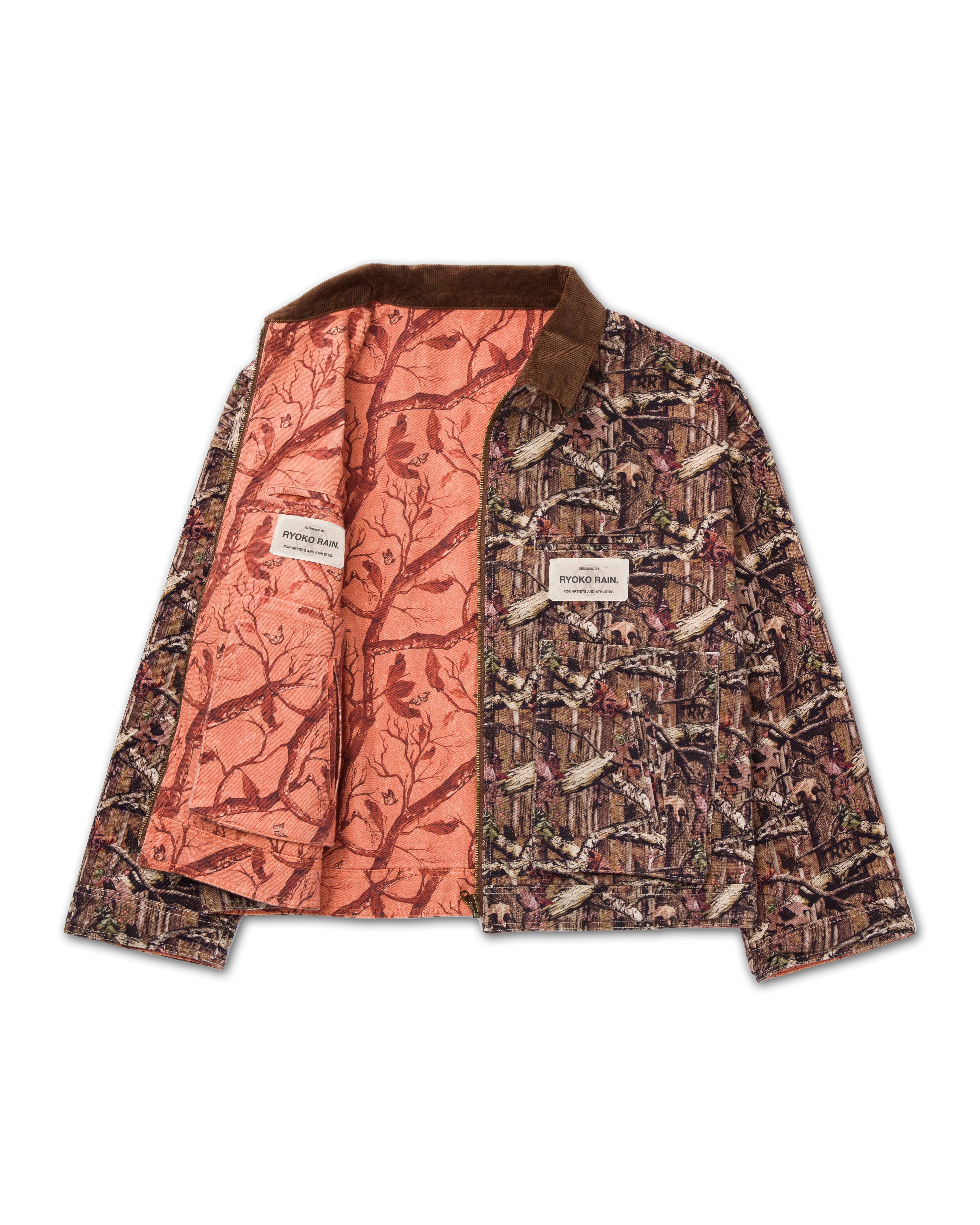 RYOKO RAIN REVERSIBLE CAMO WORK JACKET