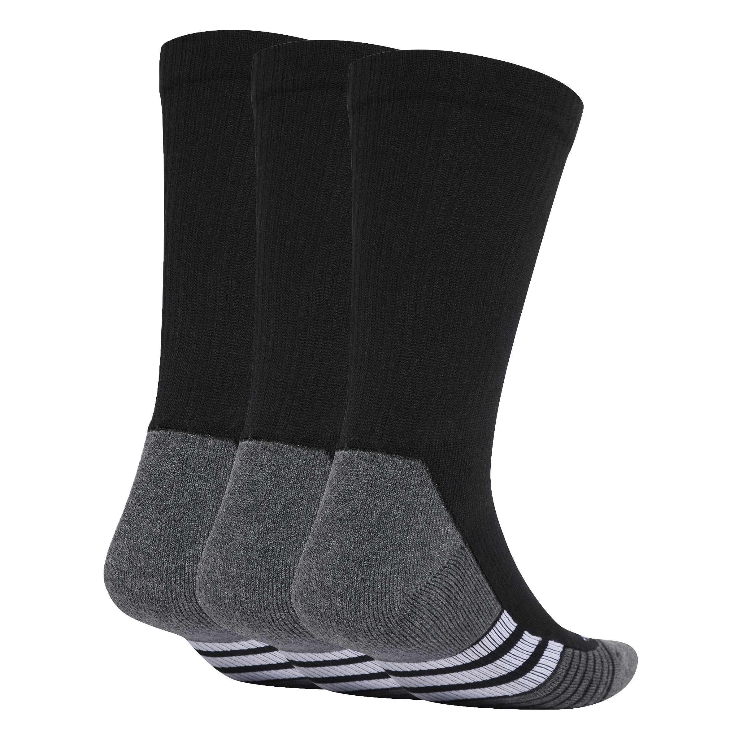 ADIDAS PERFORMANCE CUSHIONED CREW SOCKS - 3 PACK