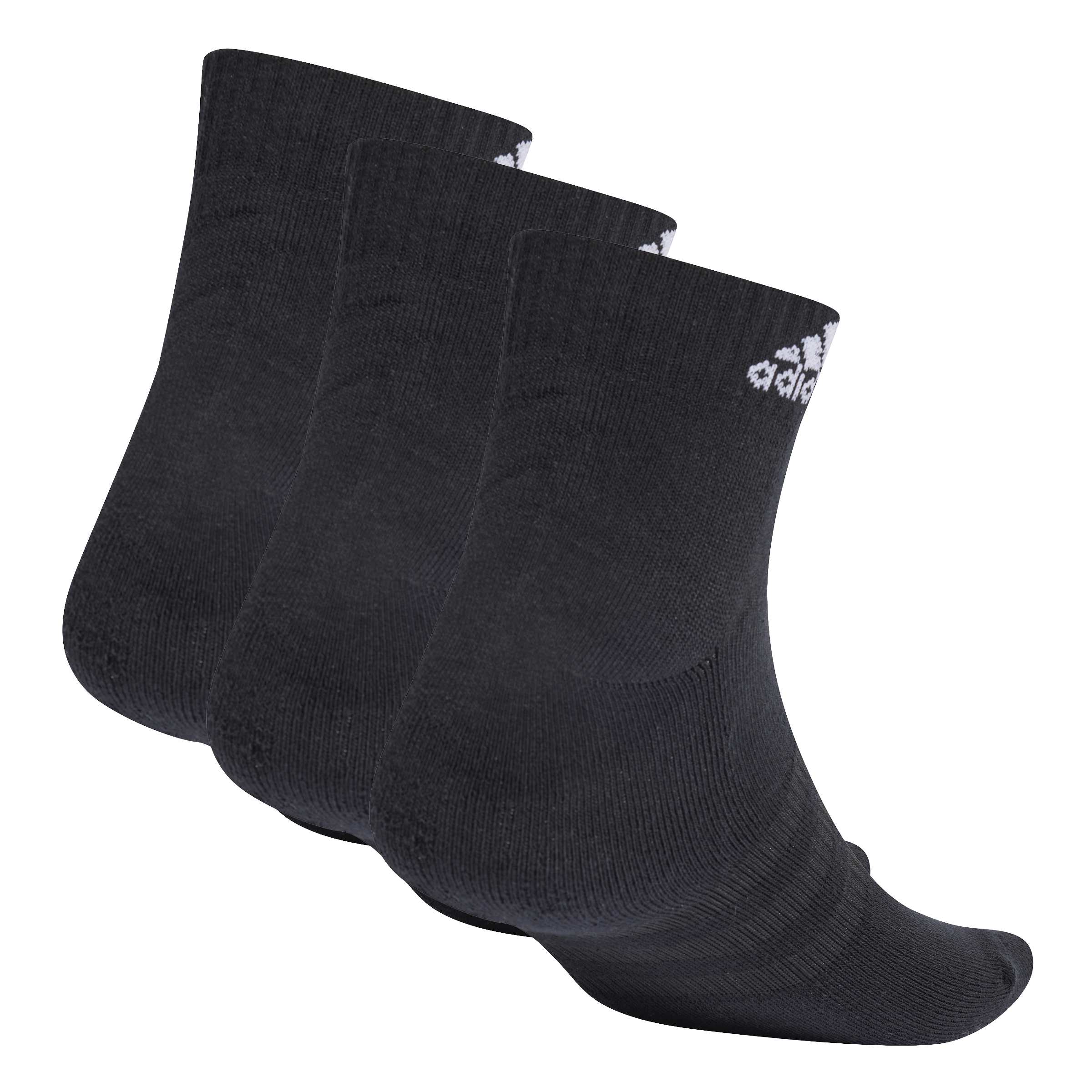 ADIDAS CUSHIONED ANKLE SOCKS - 3 PACK