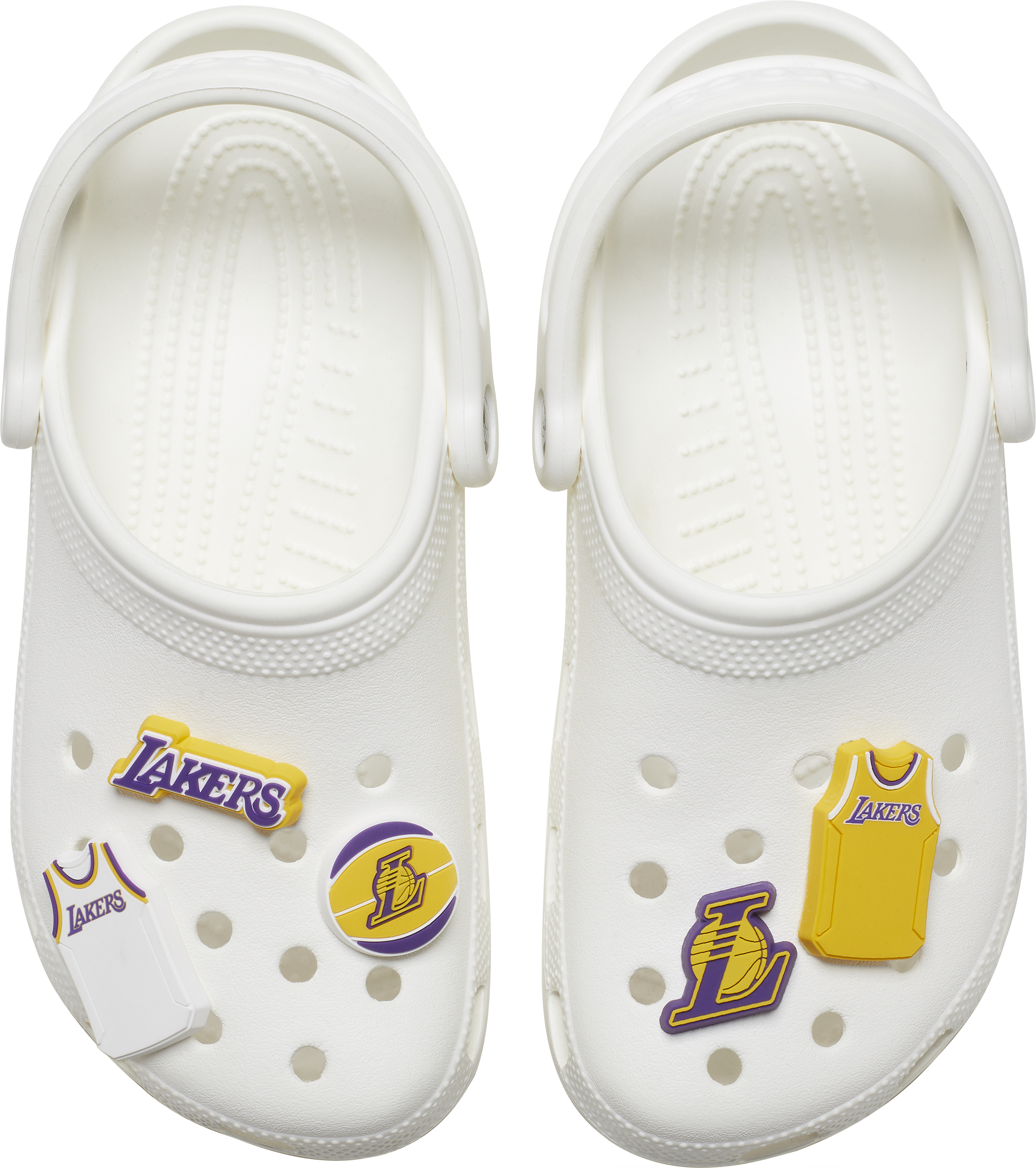 CROCS NBA LOS ANGELES LAKERS JIBBITZ - 5 PACK