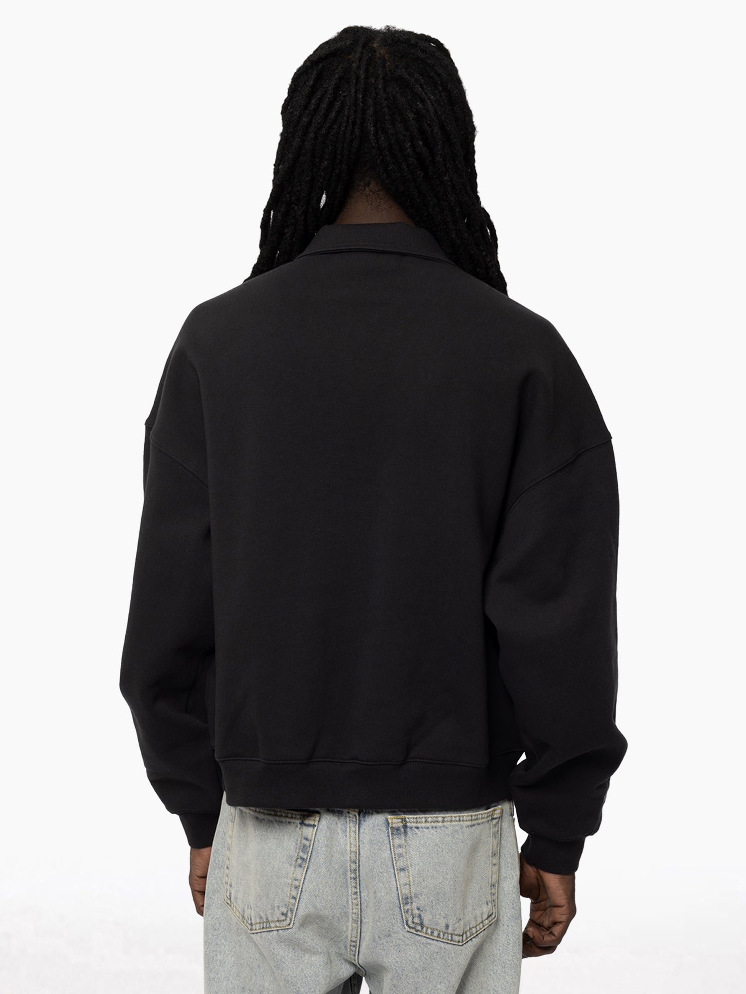 MITCHELL & NESS BOXY 1/4 ZIP CREW KNKS