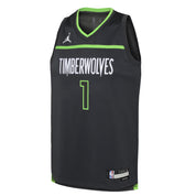 JORDAN YOUTH TIMBERWOLVES STATEMENT SWINGMAN JERSEY - ANTHONY EDWARDS