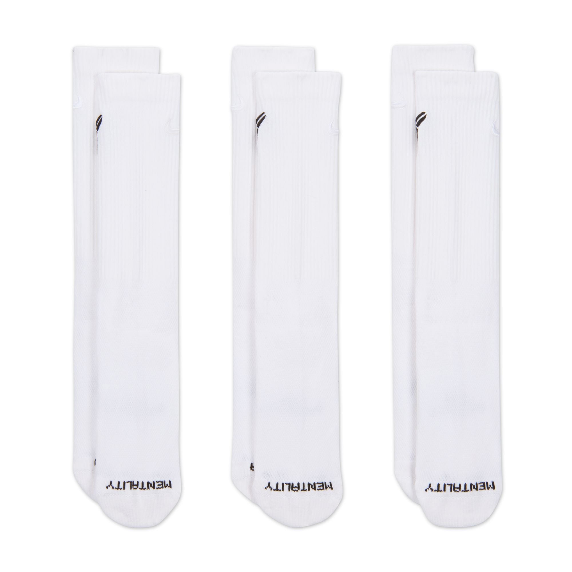 NIKE KOBE UNISEX EVERYDAY ELEVATED CREW SOCKS - 3 PACK