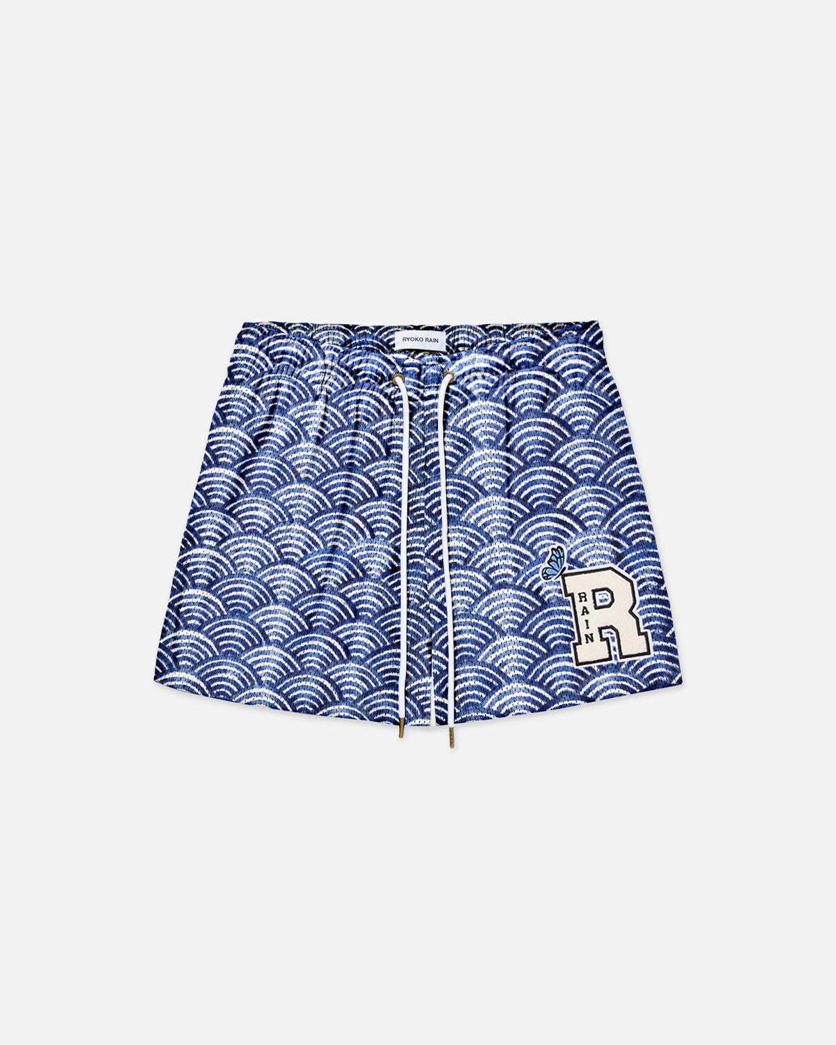RYOKO RAIN SEIGAIHA WAVES SHORTS