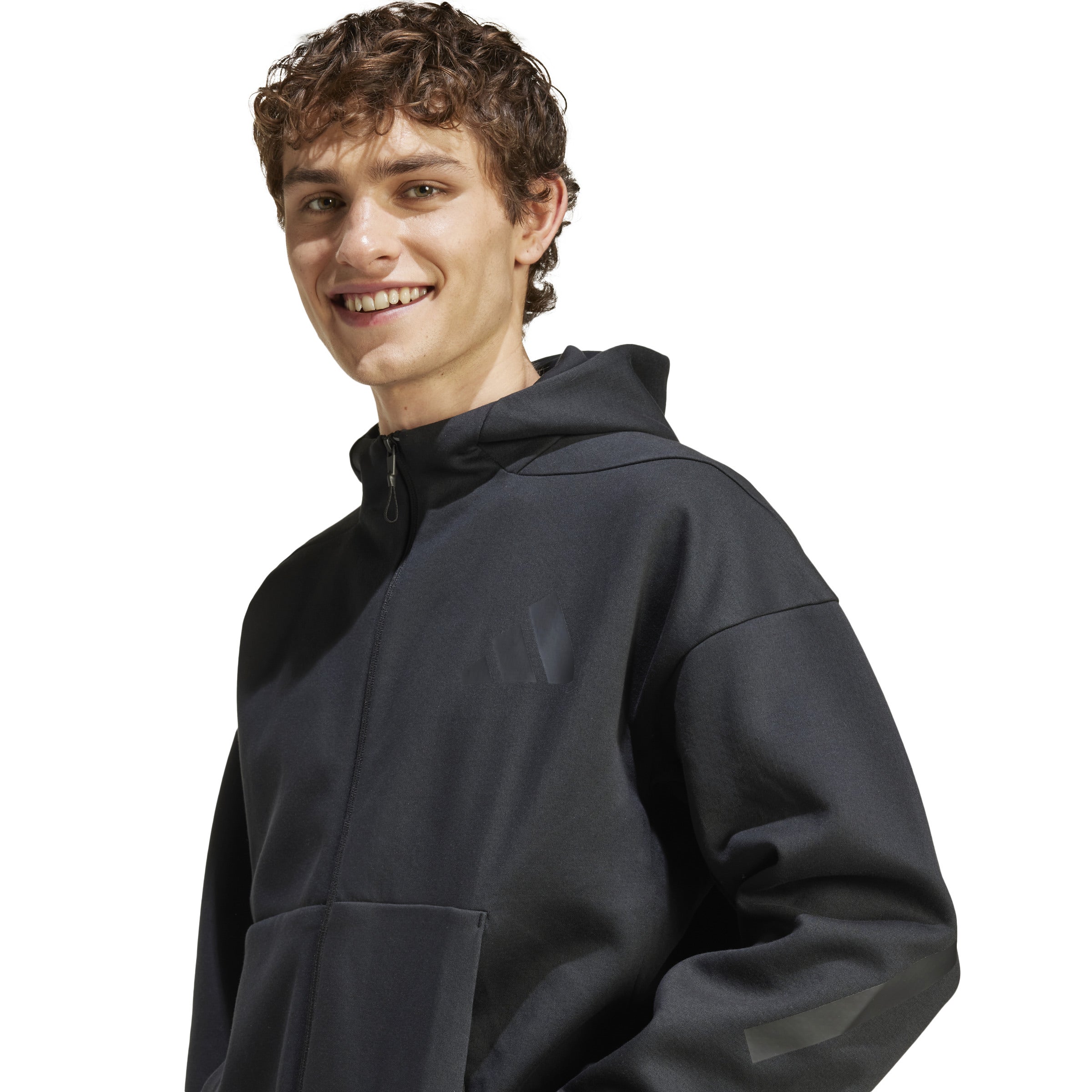ADIDAS Z.N.E. FULL-ZIP HOODED TRACK JACKET