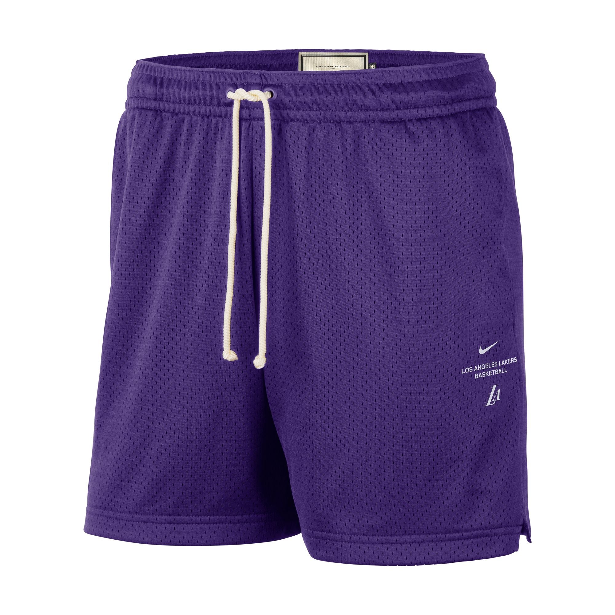 NIKE MENS LA LAKERS 5" MESH SHORT