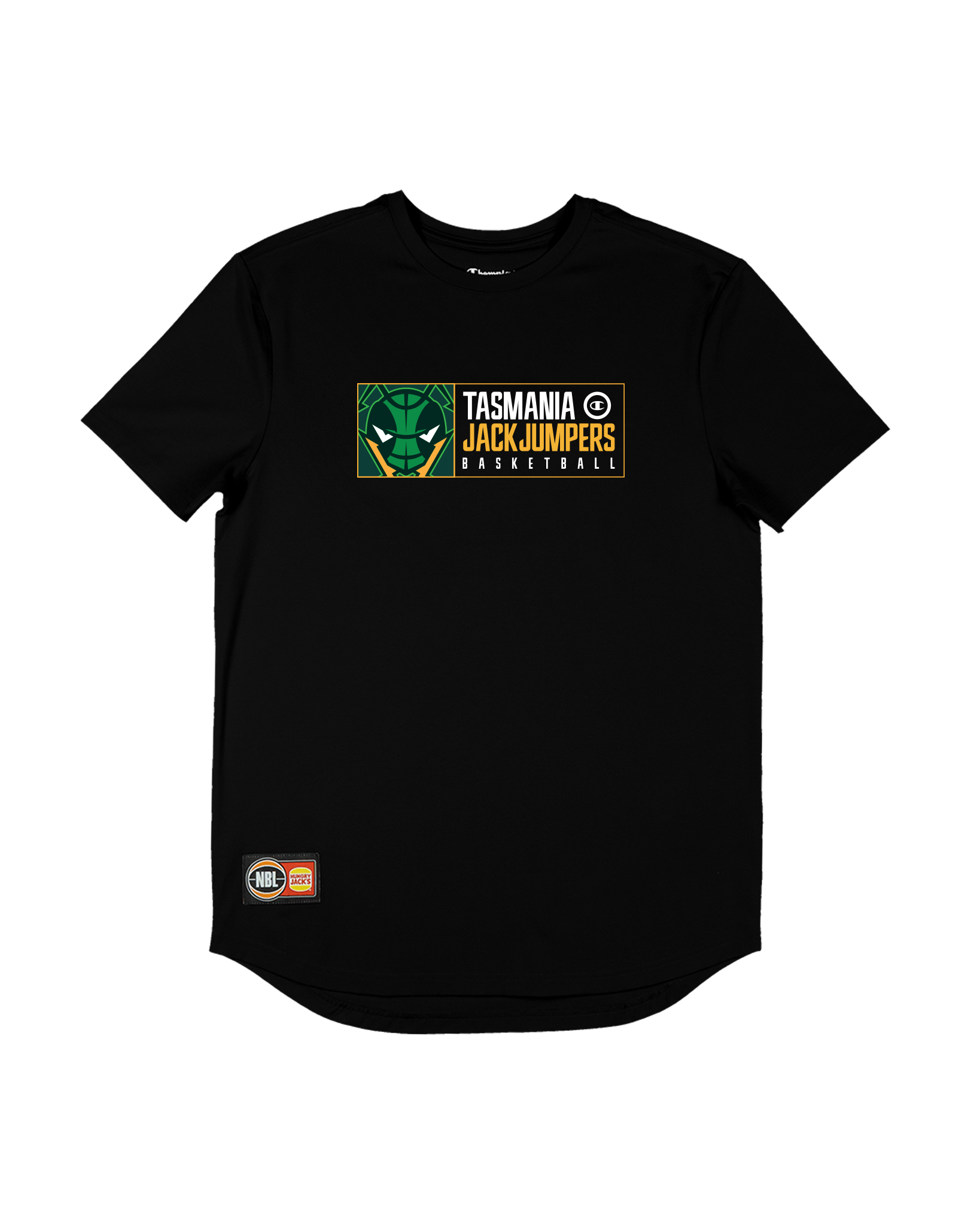 TASMANIA JACKJUMPERS LIFESTYLE S/S T-SHIRT-BLACK