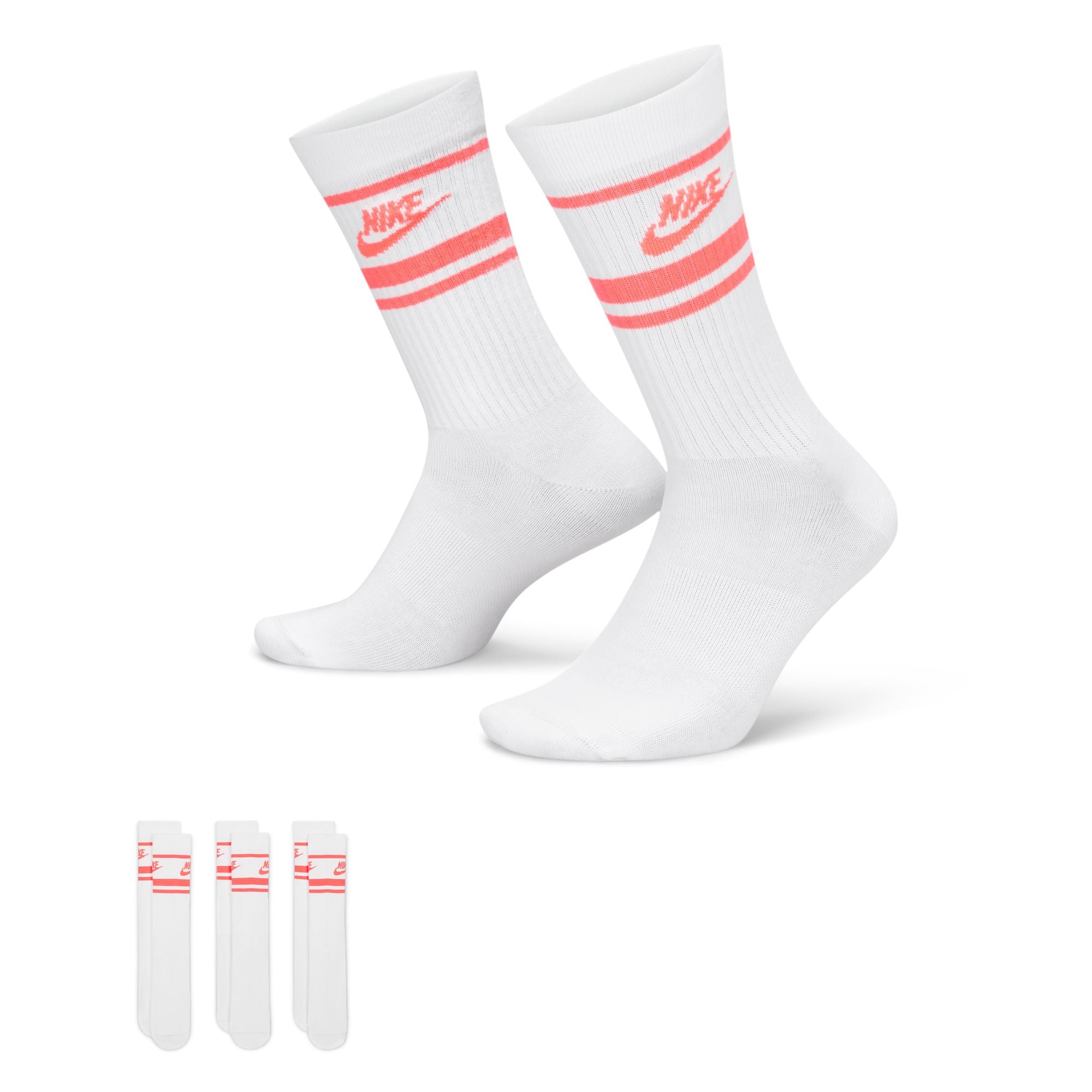 NIKE UNISEX EVERYDAY ESSENTIAL CREW SOCKS - 3 PACK