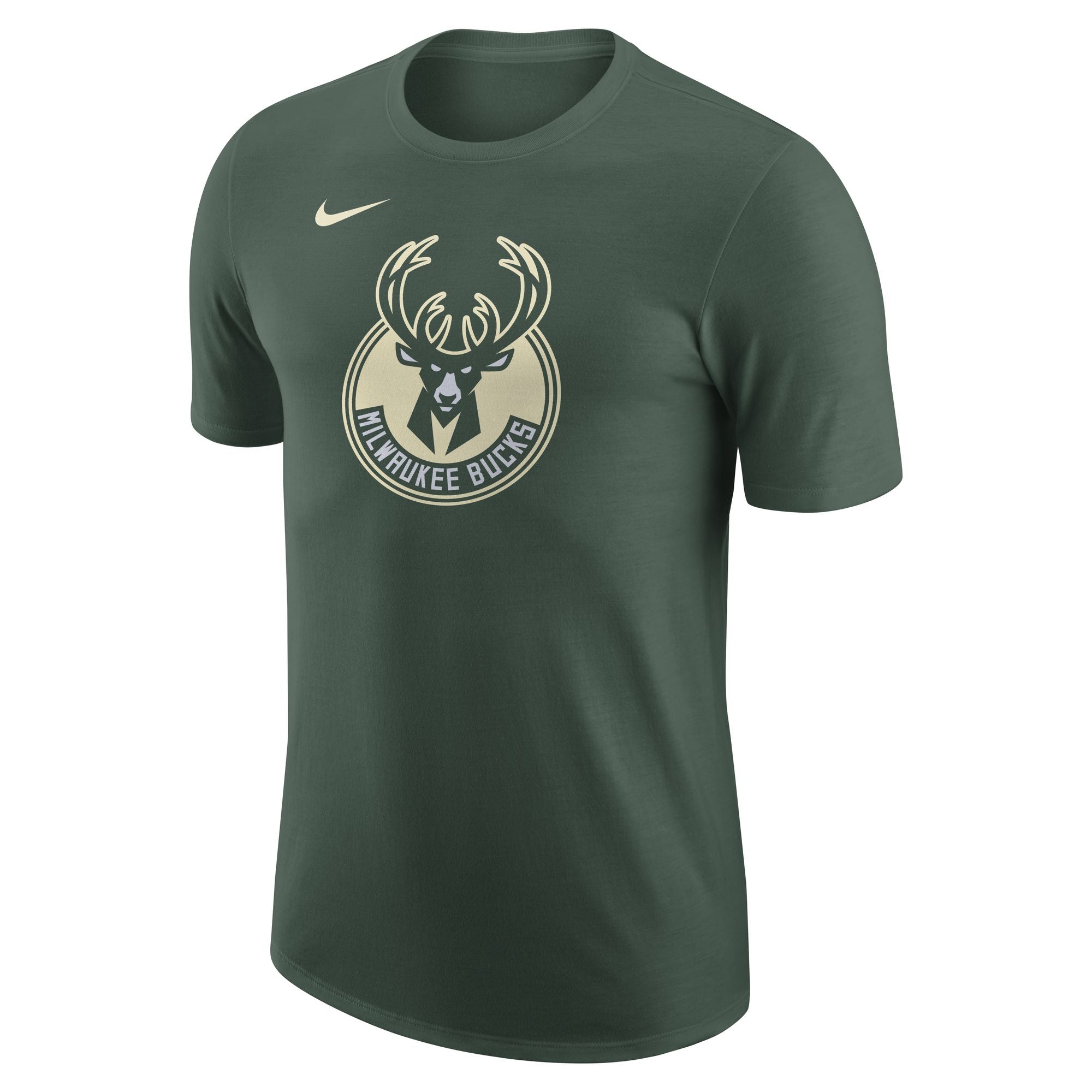 NIKE MENS MILWAUKEE BUCKS ESSENTIAL LOGO TEE