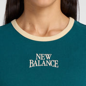 NEW BALANCE WOMENS TRACKSIDE RINGER T-SHIRT