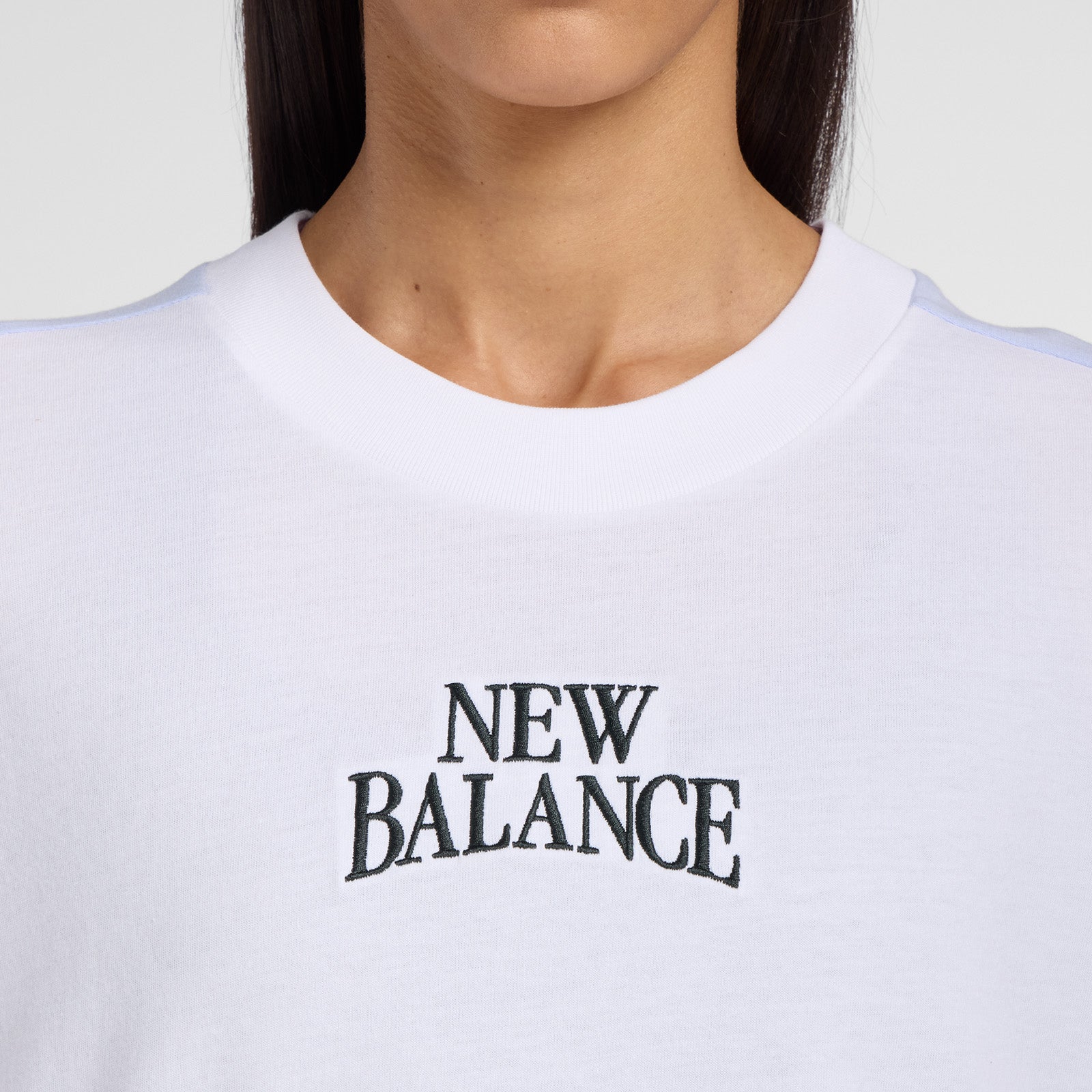 NEW BALANCE WOMENS TRACKSIDE OVERSIZED T-SHIRT