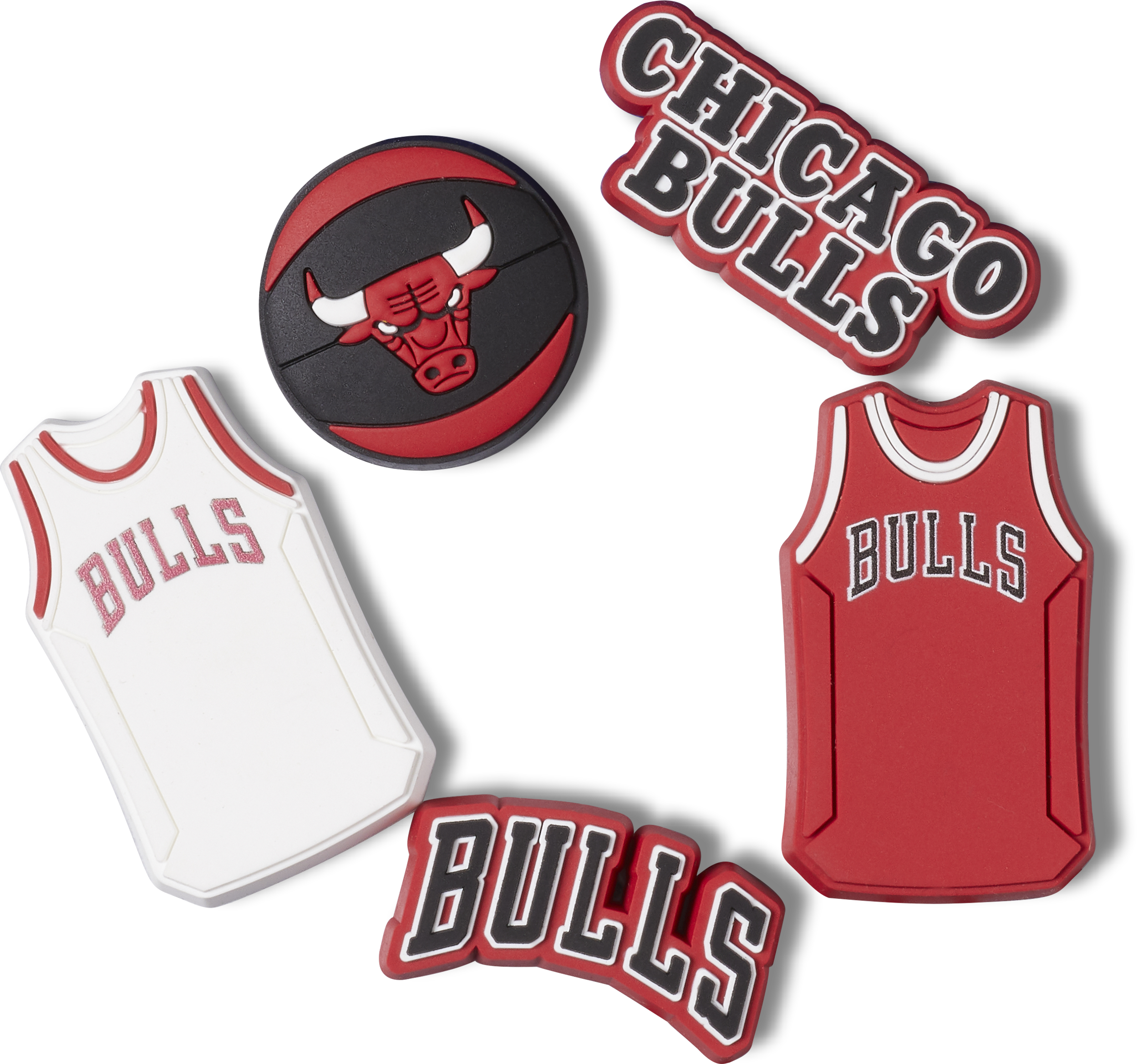 CROCS NBA CHICAGO BULLS JIBBITZ - 5 PACK