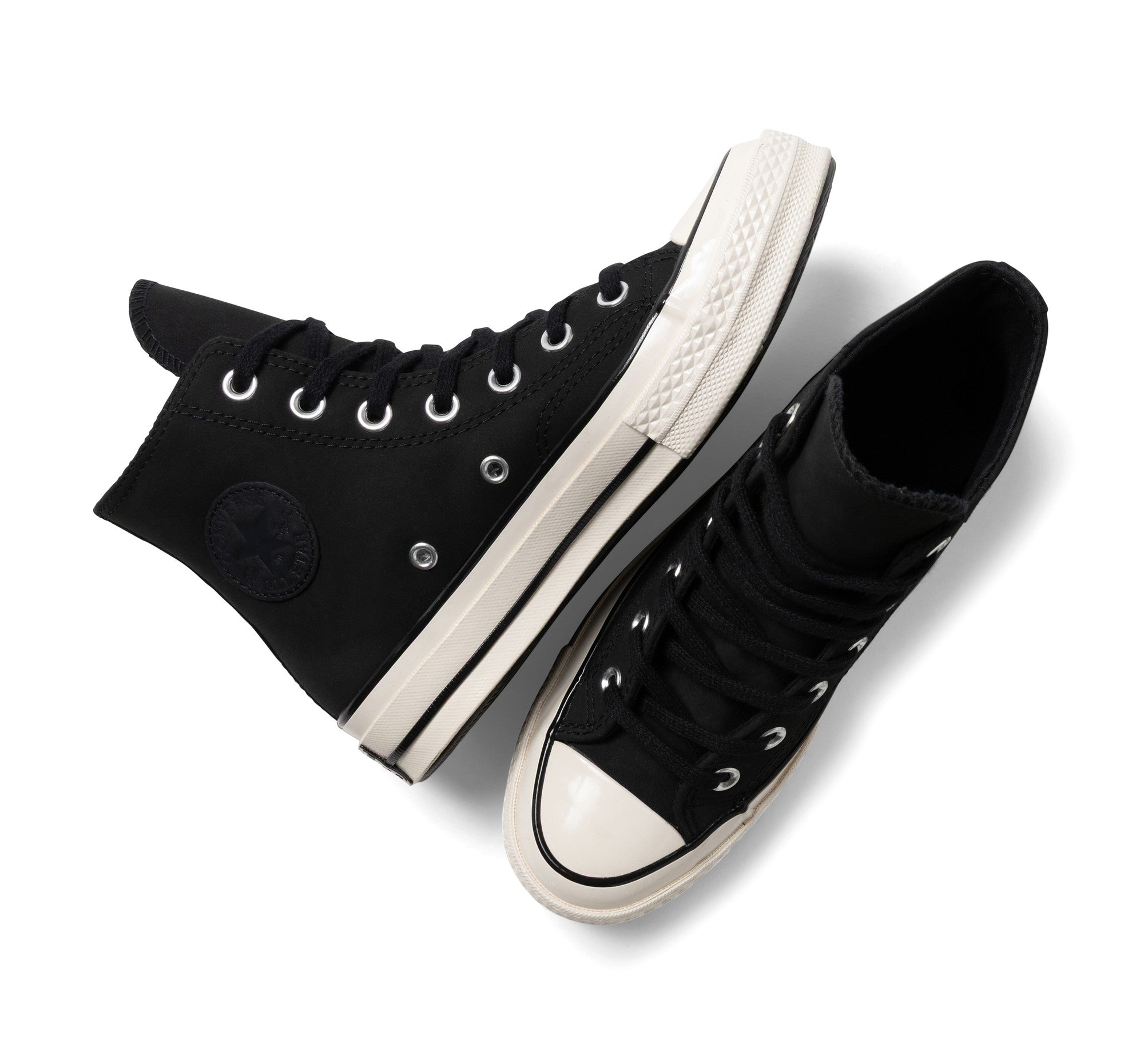 CONVERSE CHUCK 70 LEATHER HIGH TOP BLACK