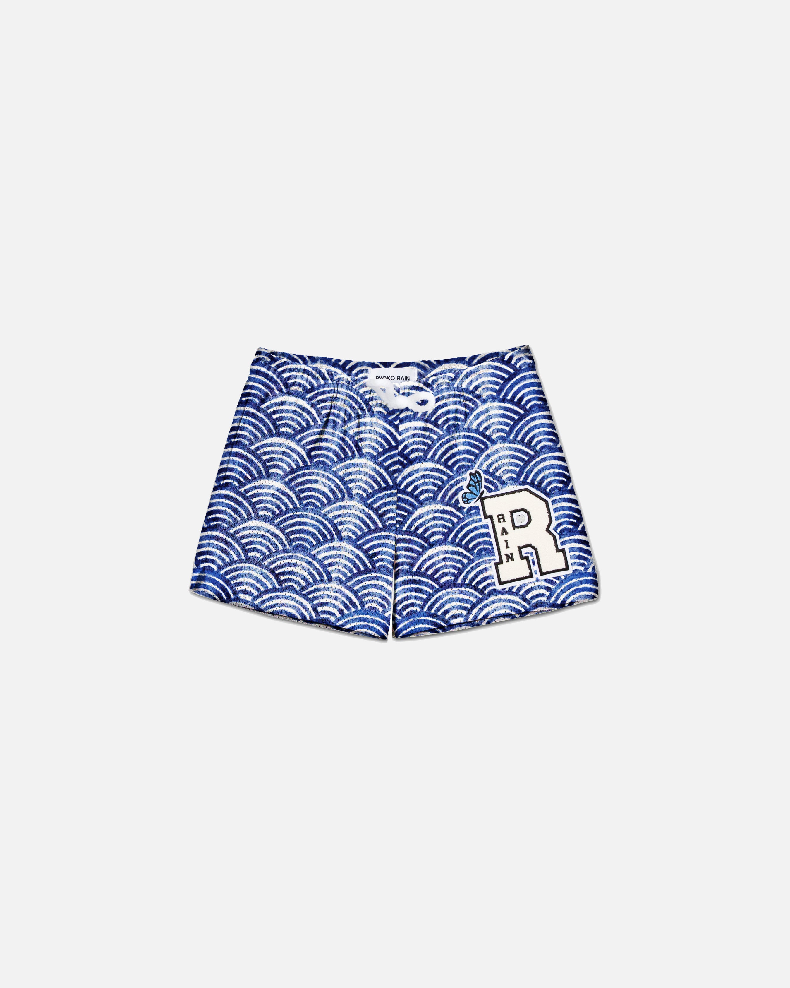 RYOKO RAIN SEIGAIHA WAVES SHORTS (YOUTH)