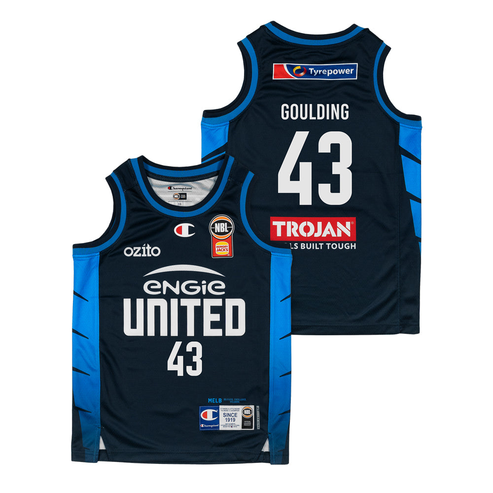 Melbourne United Youth Primary Jersey-Goulding
