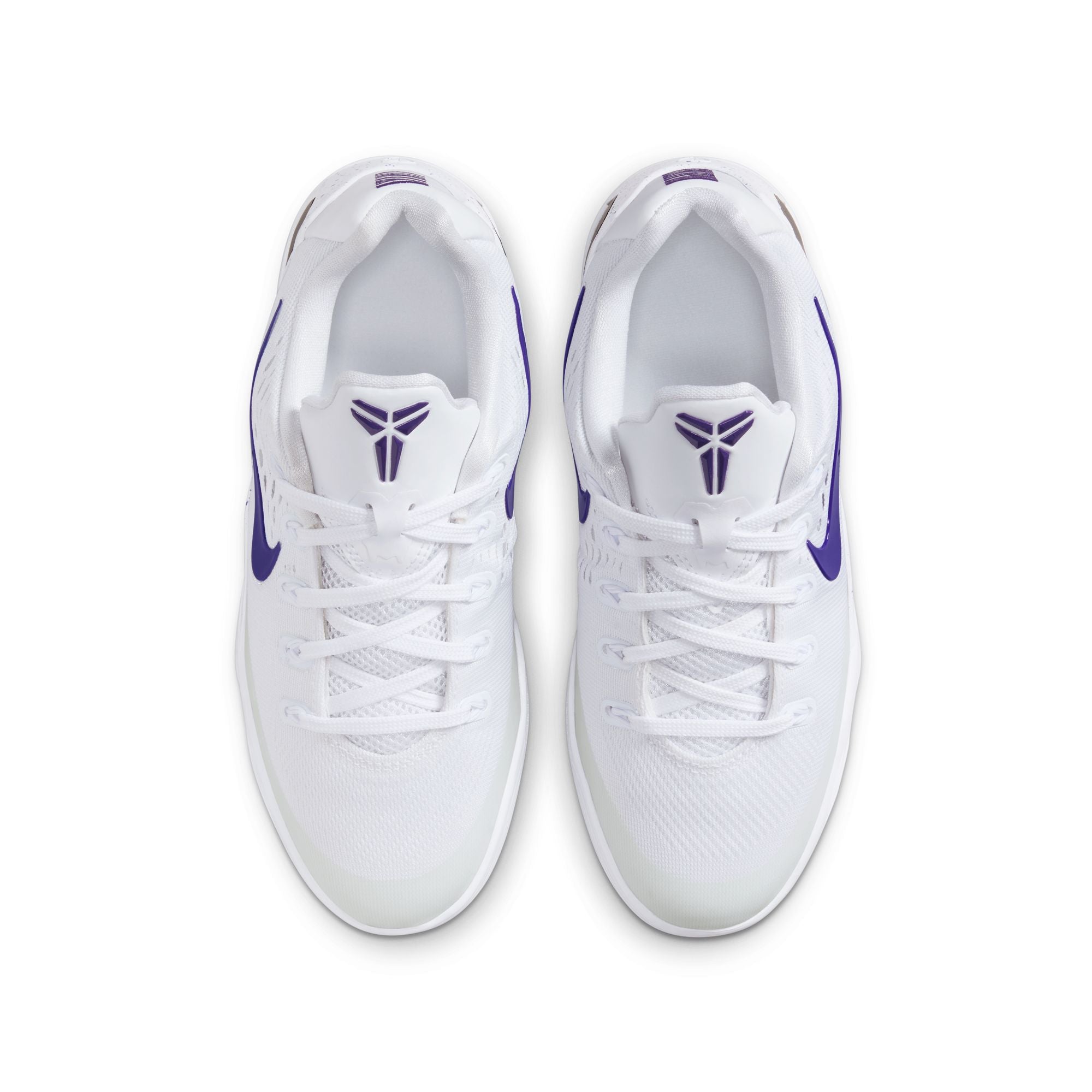 NIKE KOBE IX ELITE LOW PROTRO WHITE/COURT PURPLE YOUTH
