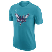 NIKE MENS CHARLOTTE HORNETS ESSENTIAL LOGO TEE