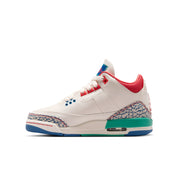 AIR JORDAN 3 RETRO 'CHALK AND TRUE BLUE' - YOUTH