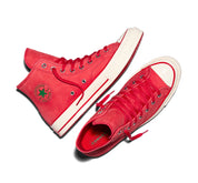 CONVERSE CHUCK 70 NUBUCK LEATHER HIGH TOP RED