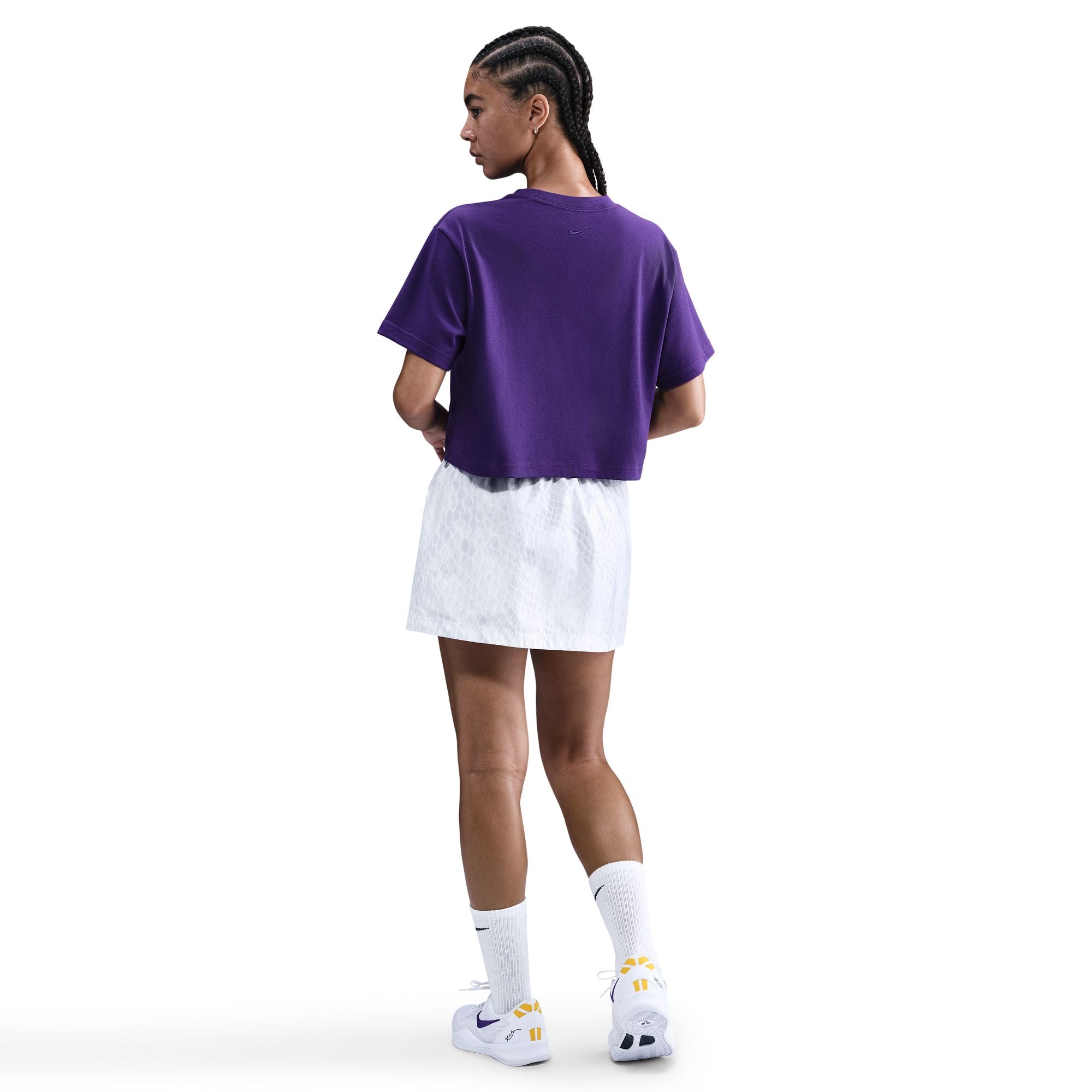 NIKE WOMENS KOBE DRI-FIT CROPPED TEE