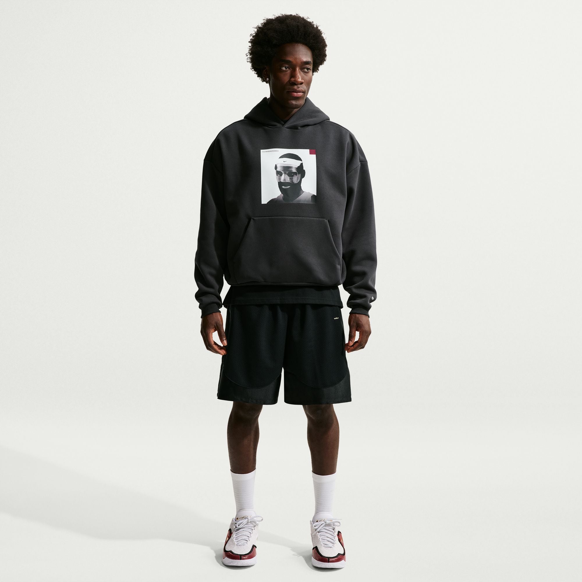 NIKE MENS LEBRON 'MASKED MENACE' HOODIE