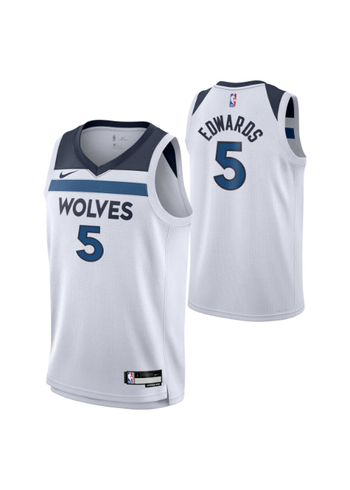 NIKE TIMBERWOLVES ASSOCIATION JERSEY - ANTHONY EDWARDS - YOUTH