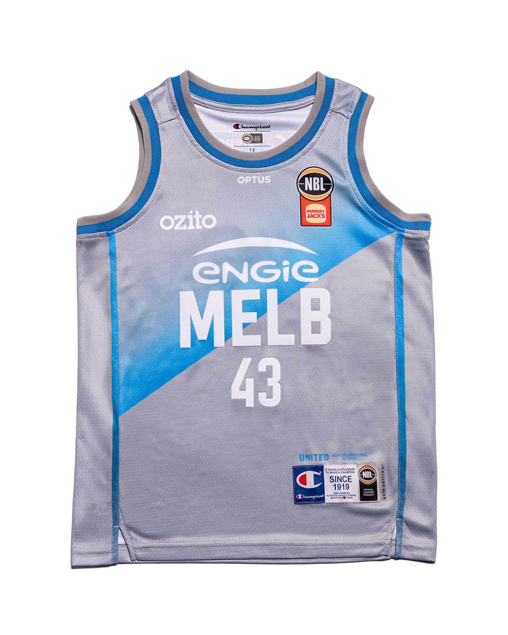 NBL MELBOURNE UNITED YOUTH ALTERNATE JERSEY - CHRIS GOULDING