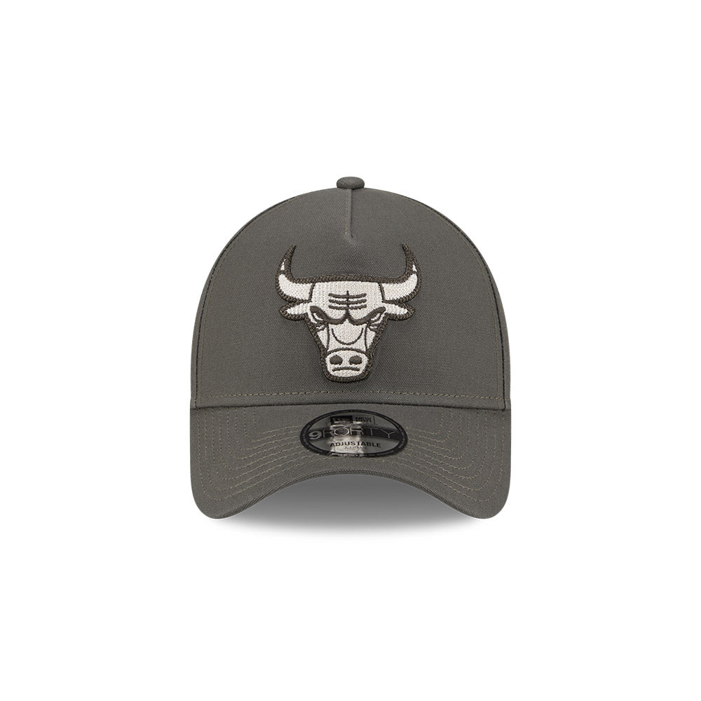 NEW ERA 940 A-FRAME MOSS CANVAS CHAINSTITCH - CHICAGO BULLS