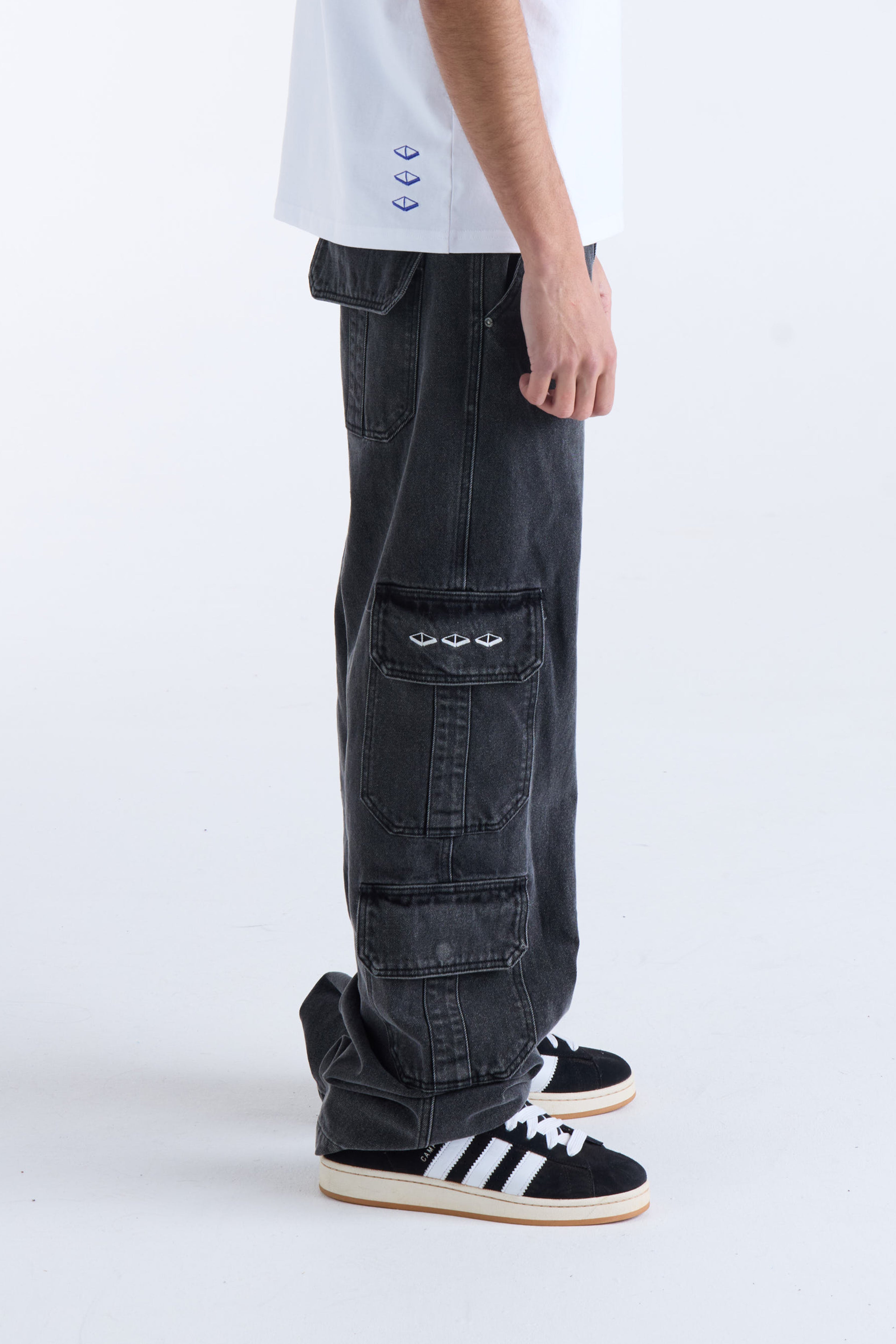 VOUSETI CARGO DENIM PANT