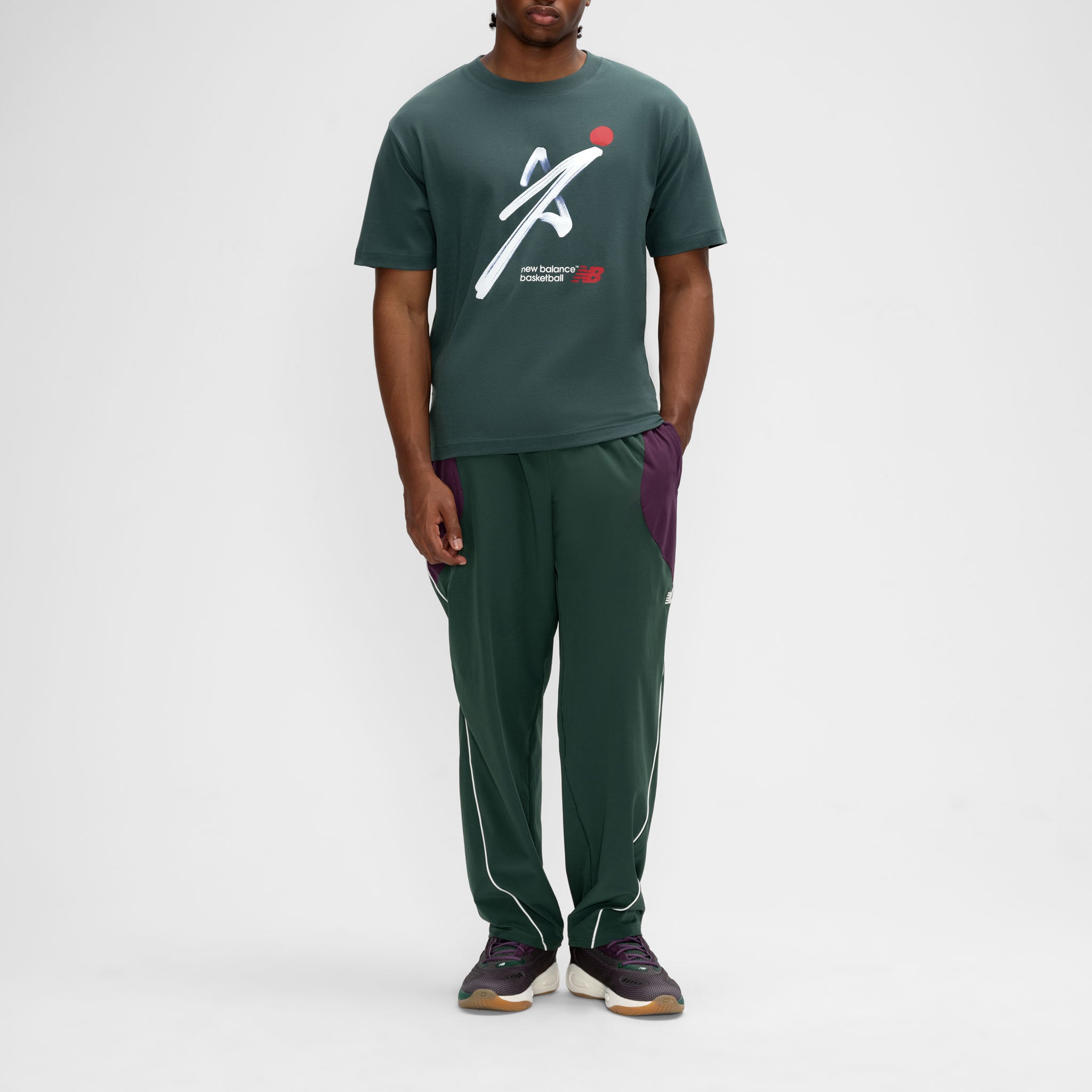 NEW BALANCE BASKETBALL PAINTED T-SHIRT