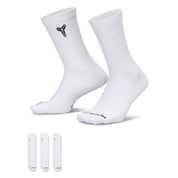 NIKE KOBE UNISEX EVERYDAY ELEVATED CREW SOCKS - 3 PACK
