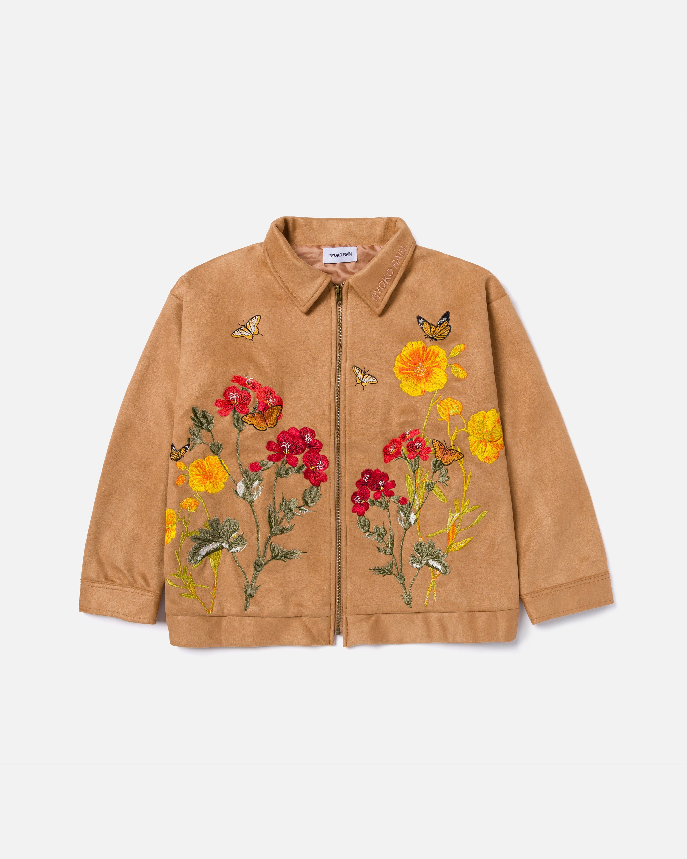 RYOKO RAIN MONARCH CLAY SUEDE WORK JACKET
