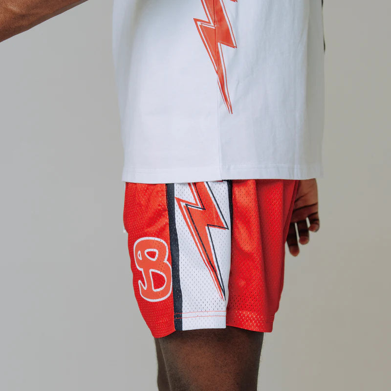 BUCKETSQUAD CLUTCH CRIMSON SHORTS