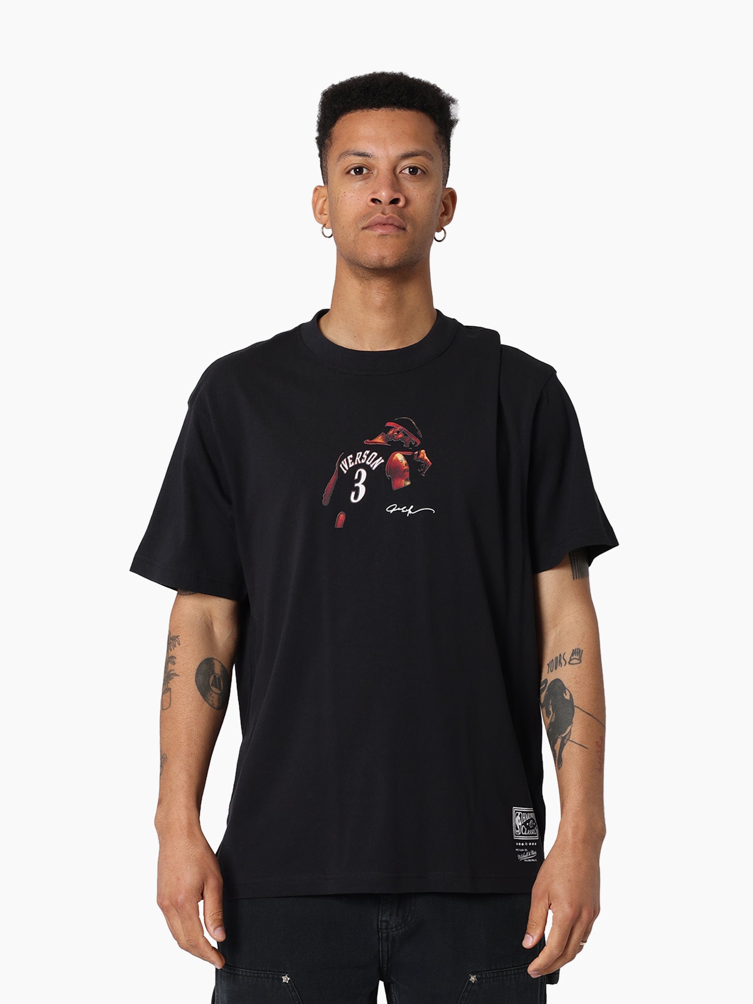 MITCHELL & NESS NBA CAREER TEE 76S IVERSON