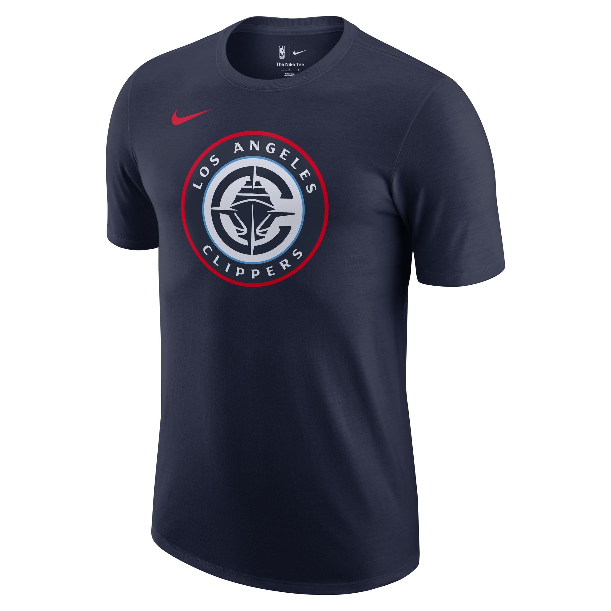 NIKE MENS LA CLIPPERS ESSENTIAL LOGO TEE