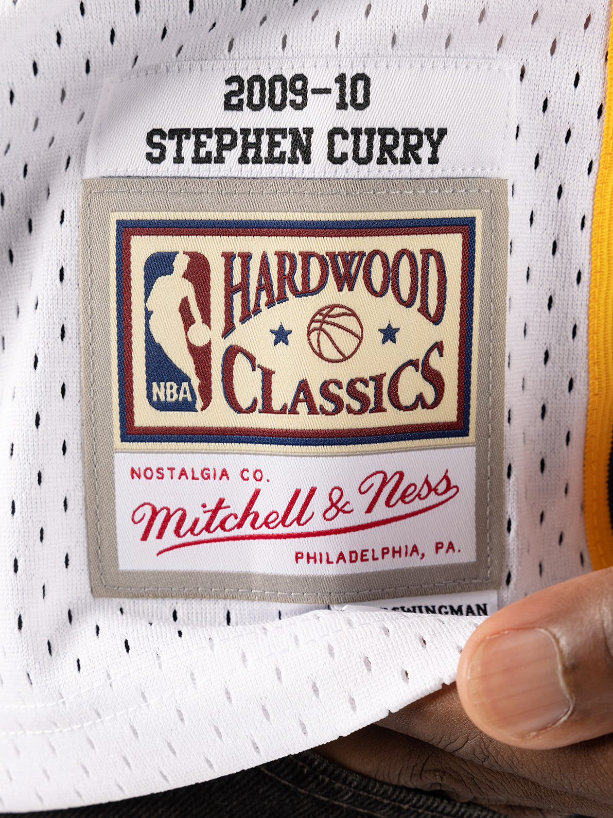 MITCHELL & NESS SWINGMAN 09 WARRIORS JERSEY - CURRY