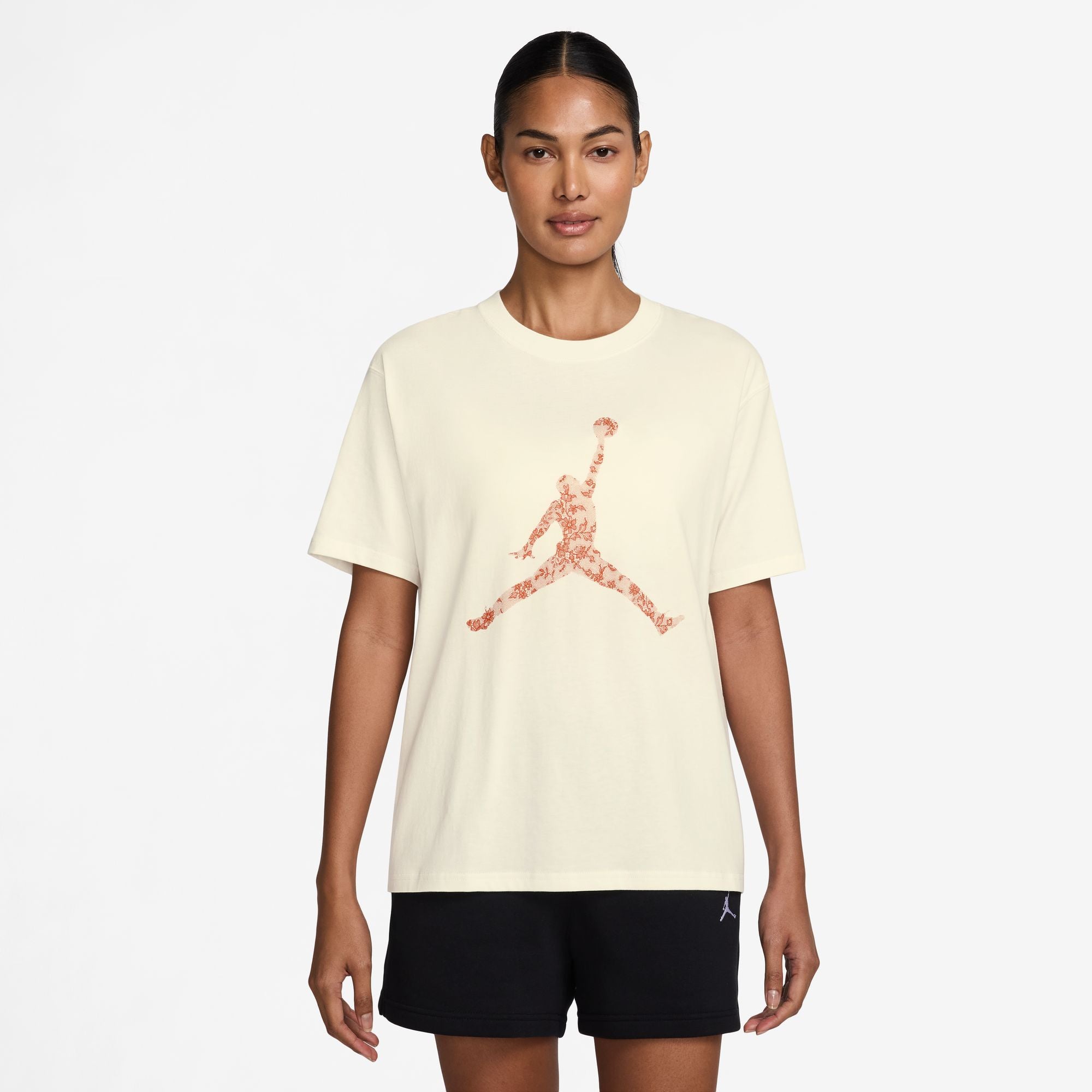 JORDAN W BRK SS GF GFX TEE LACE
