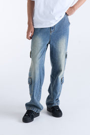 VOUSETI CARGO DENIM PANT