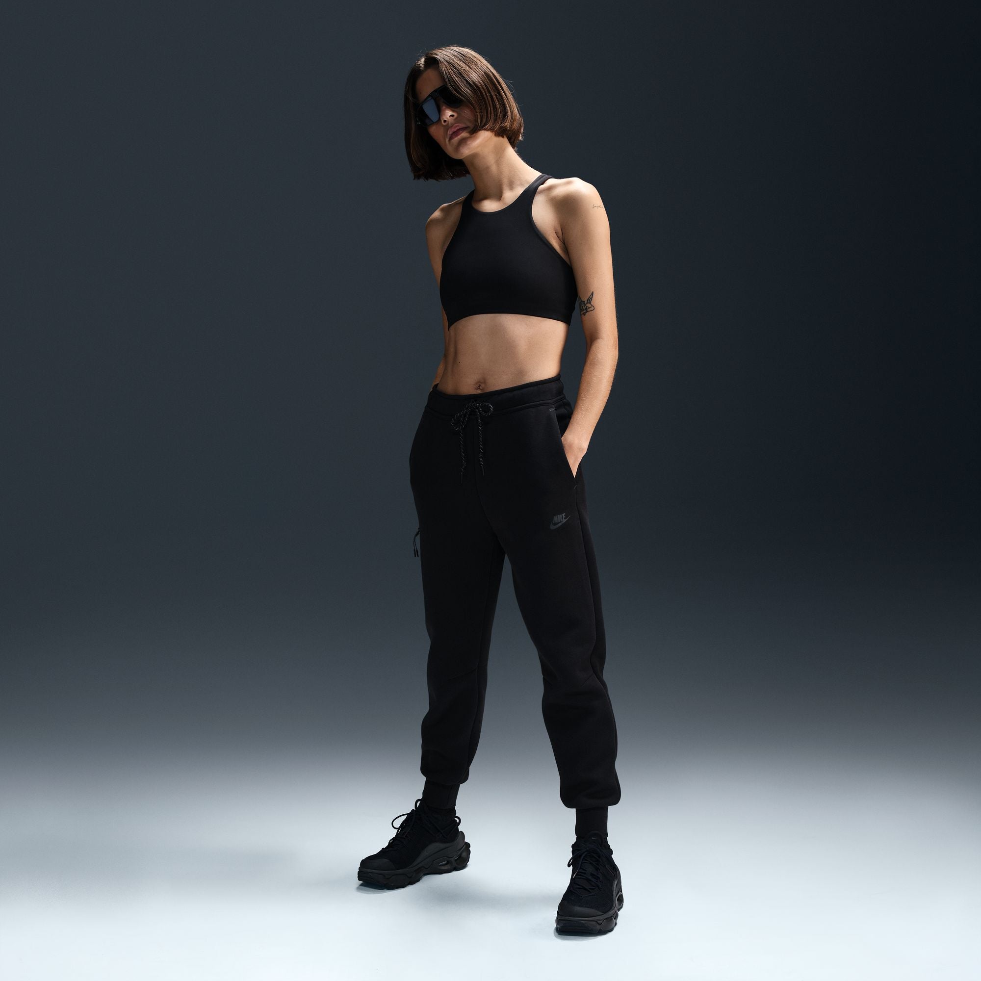 NIKE WOMENS TECH FLEECE MID-RISE JOGGER