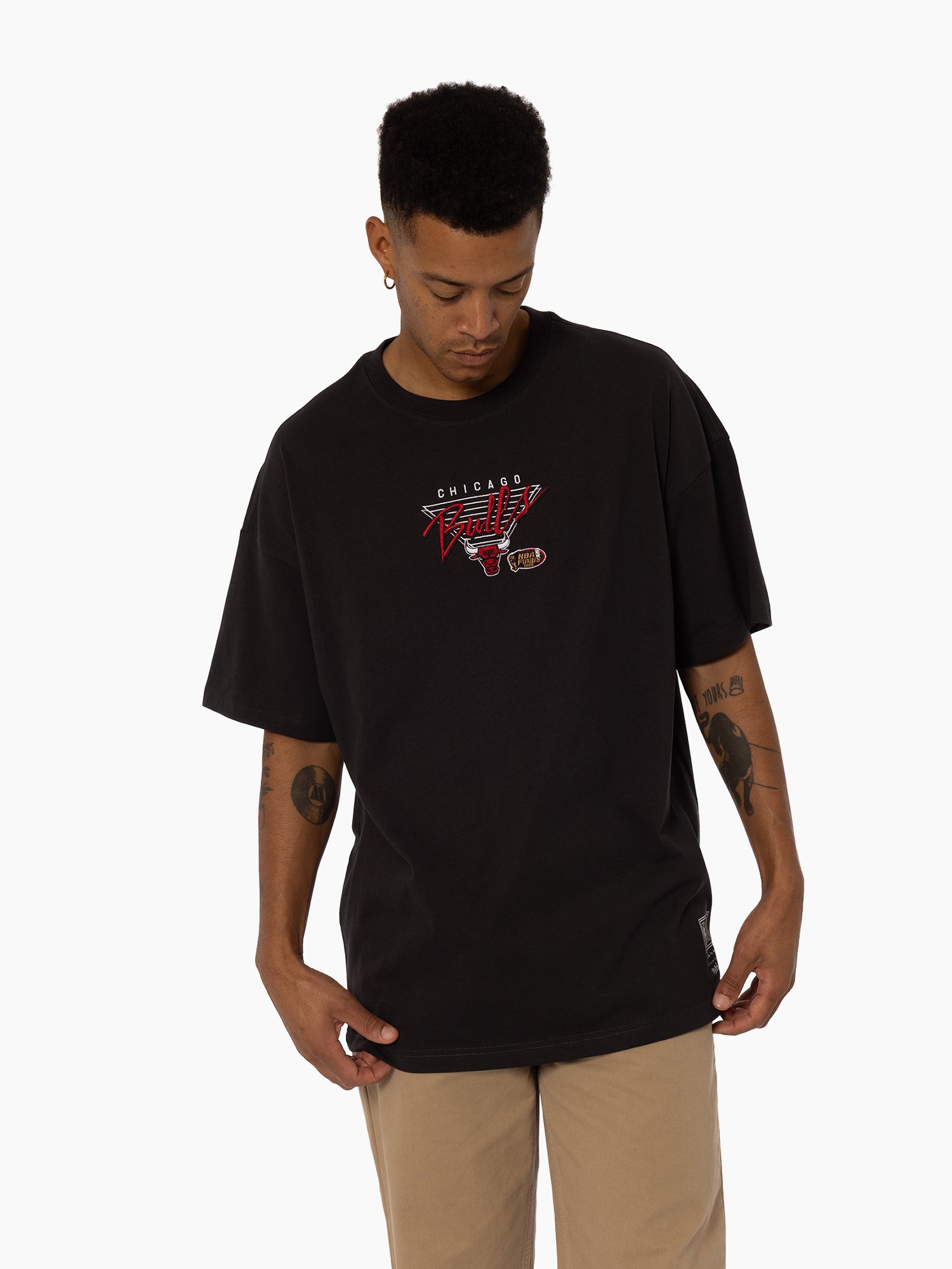 MITCHELL & NESS BULLS BLAZE SCRIPT TEE