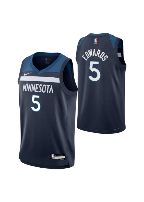 NIKE TIMBERWOLVES ICON SWINGMAN JERSEY - EDWARDS - YOUTH