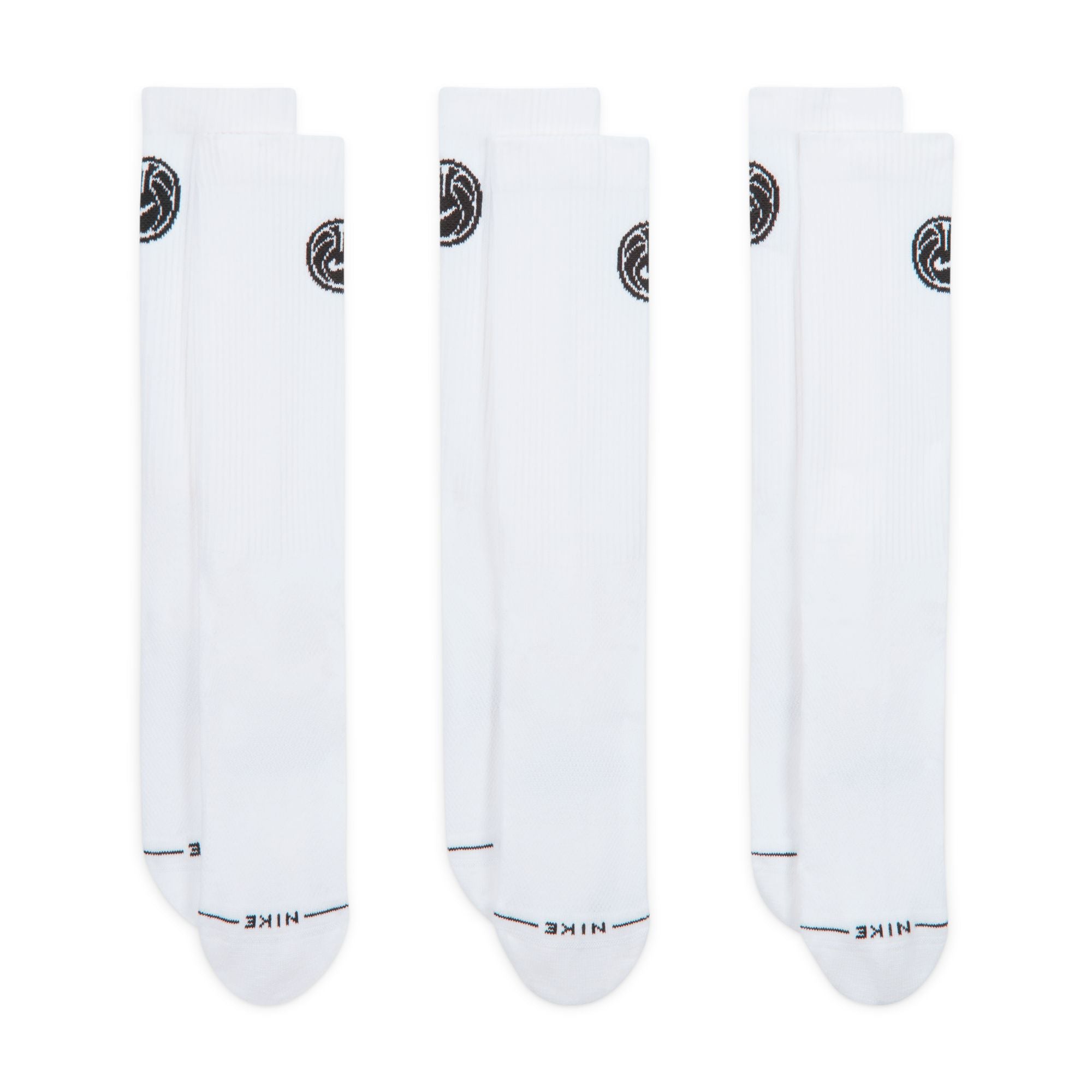 NIKE UNISEX EVERYDAY BASKETBALL CREW SOCKS - 3 PACK