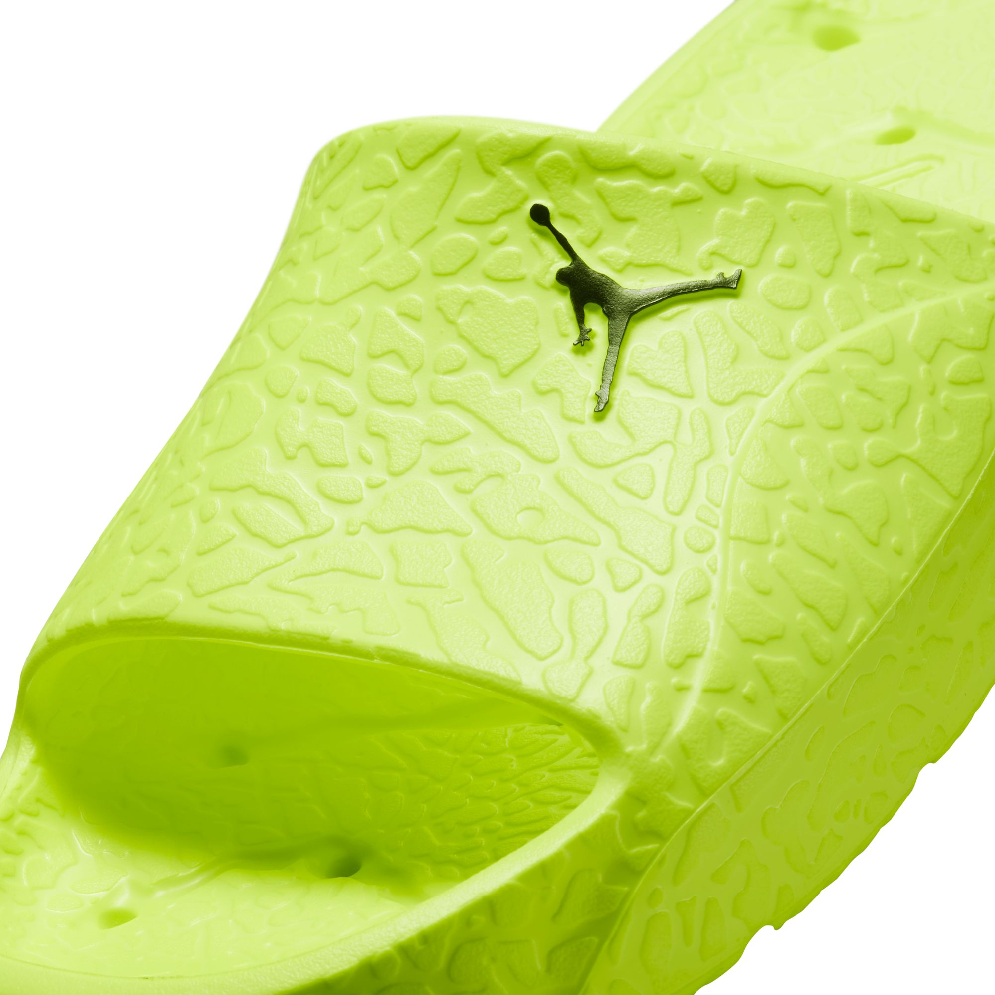 lime green jordan slides