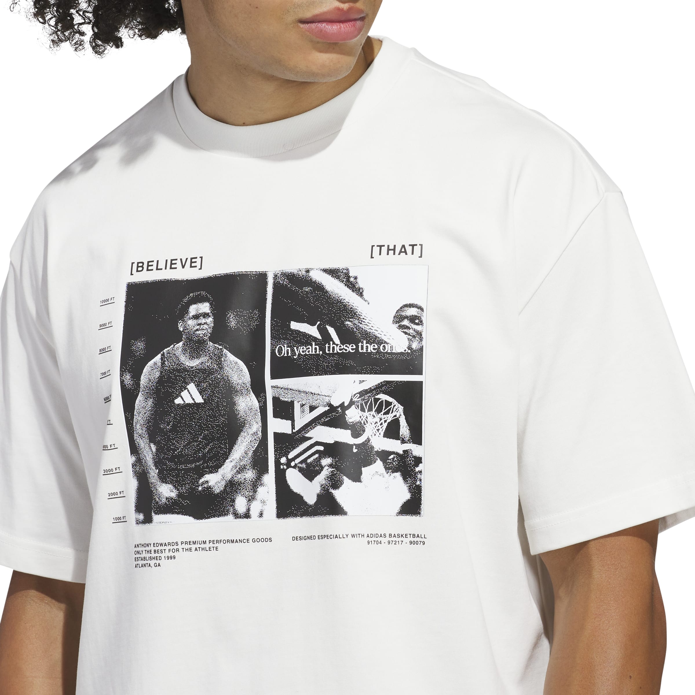 ADIDAS ANTHONY EDWARDS GRAPHIC TEE