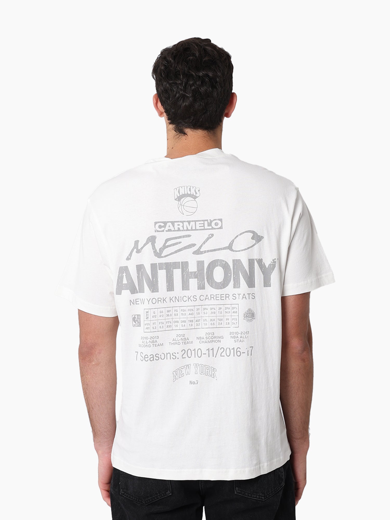 MITCHELL & NESS NBA CAREER TEE KNICKS ANTHONY