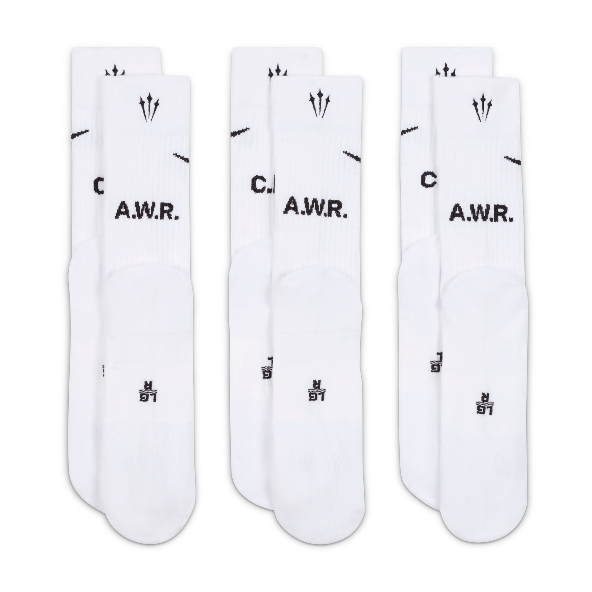 NIKE SNKRSOX CREW SOCKS 3 PACK NOCTA