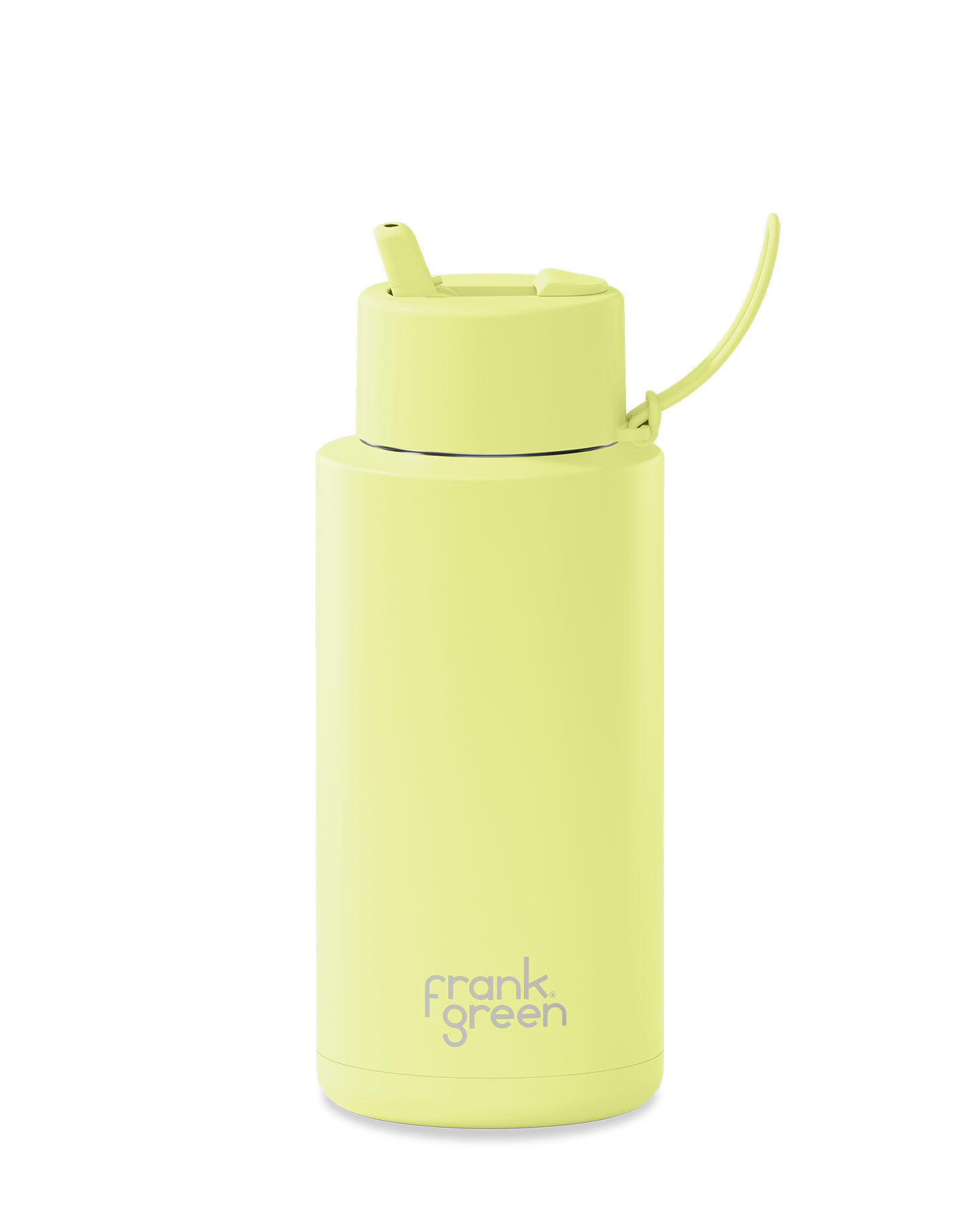 FRANK GREEN 34OZ STAINLESS STEEL/CERAMIC BOTTLE WITH FLIP LID