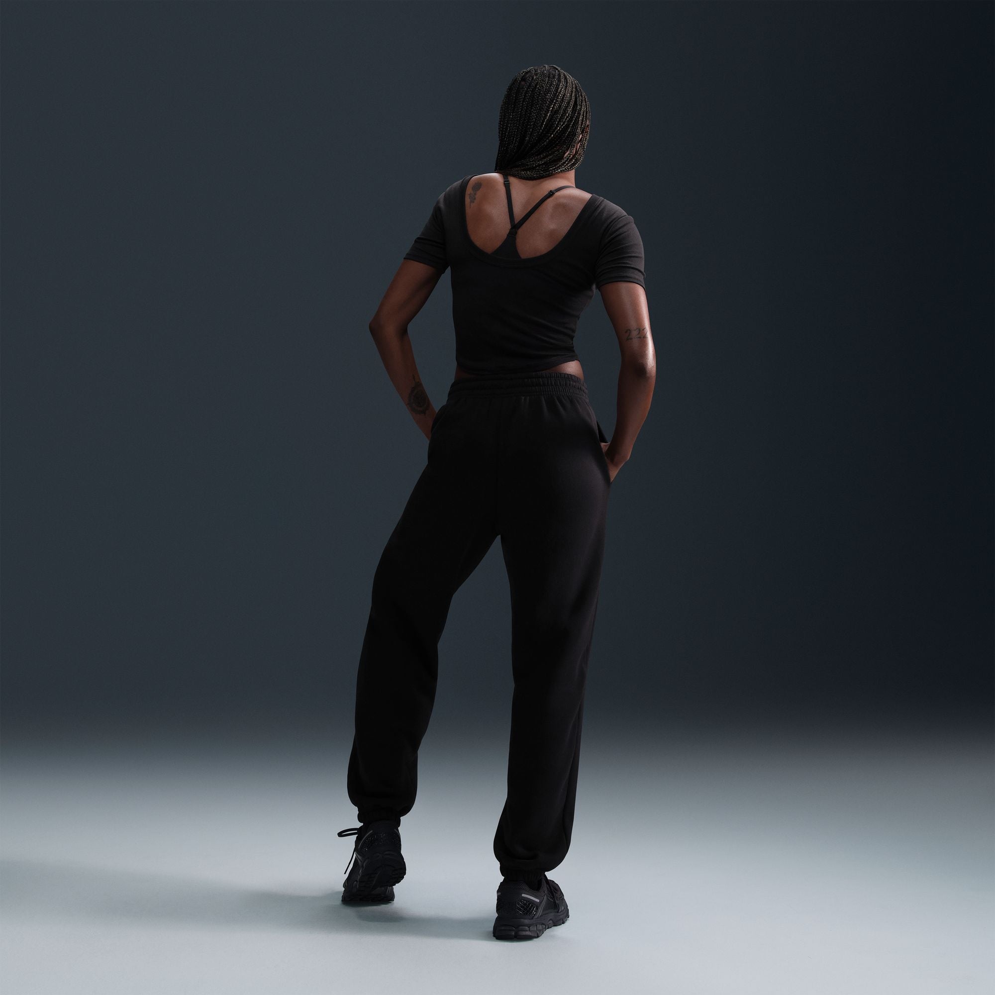 NIKE WOMENS FLEECE HIGH RISE OVERSIZED PANTS
