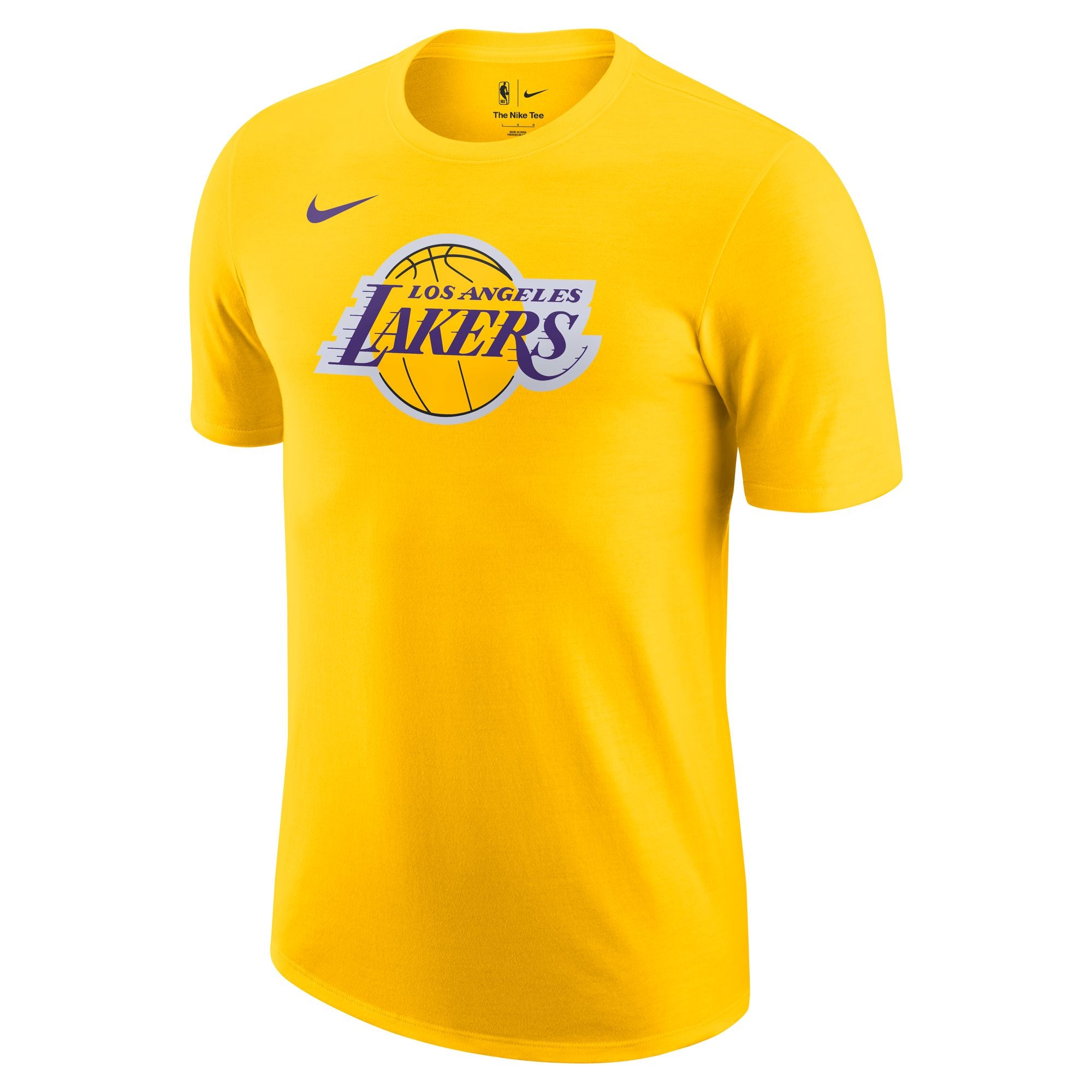 NIKE MENS LA LAKERS ESSENTIAL LOGO TEE